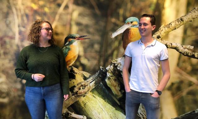 Stagiairs Maaike en Siem